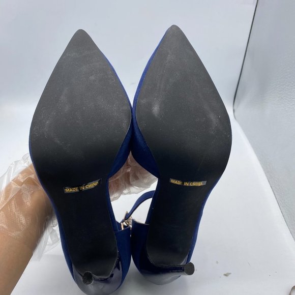 FSJ D'Orsay Closed Pointed Toe High Heel Shoes - Picture 7 of 10